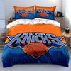 Set Biancheria da Letto Basket New York Knicks Set Copripiumino Copripiumino Federe (1 * Copripiumino 2 * Federe, senza piumino)