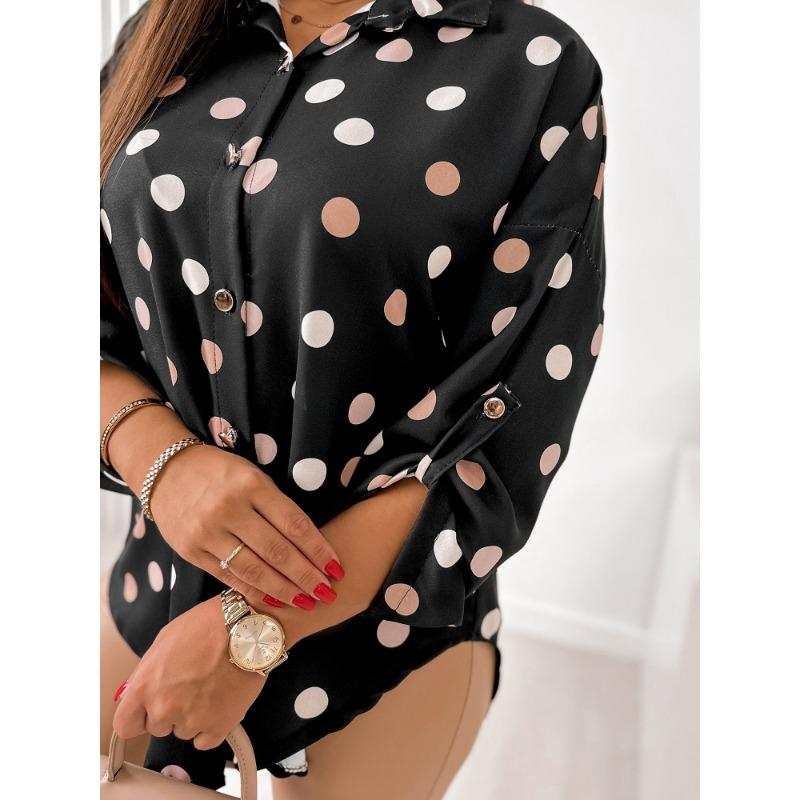 Women S Long Sleeve Printed Loose Casual Shirt For Women