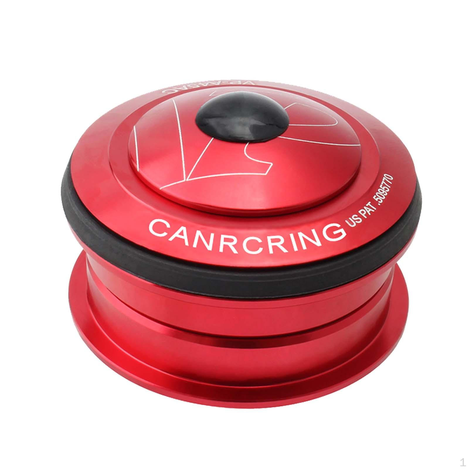 Fork Headset,Bike Headset Bearing Mount,Lightweight Mountain Road Bike 44mm 1 1/8 for Red