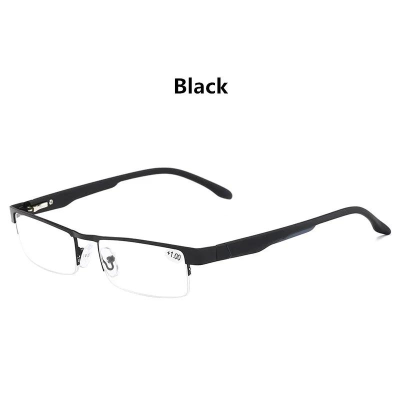 

New Fashion Trend Presbyopic Glasses Reading Eyewear Vintage Hyperopia Glasses+1.0+1.5+2.0+2.5+3.0+3.5+4.0 +250 чёрный