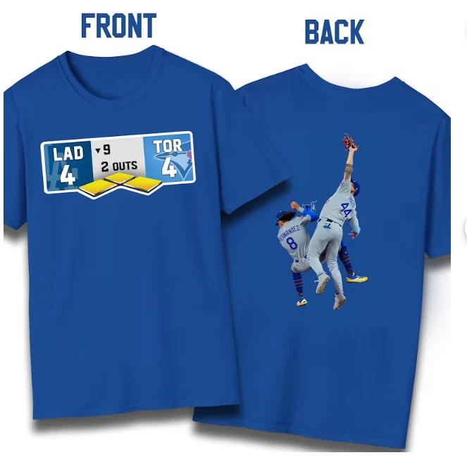 9th Inning World Series TShirt - Front and Back print S