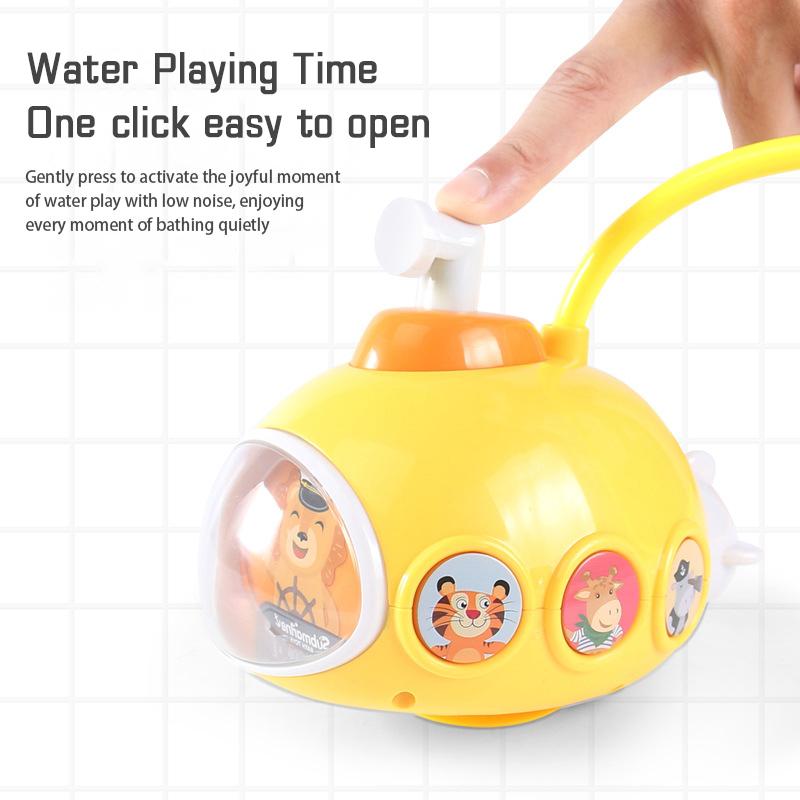 Baby Bath Toys For Kids Electric Submarine Shower Sucker Baby Toys Spray Water Toys Bathtub Toys Sprinkler Baby Shower