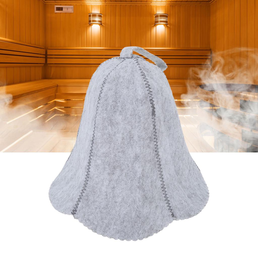 Sauna Hat Felt Water Absorbent Comfortable Shower Bath Felt Hat   for Men Women