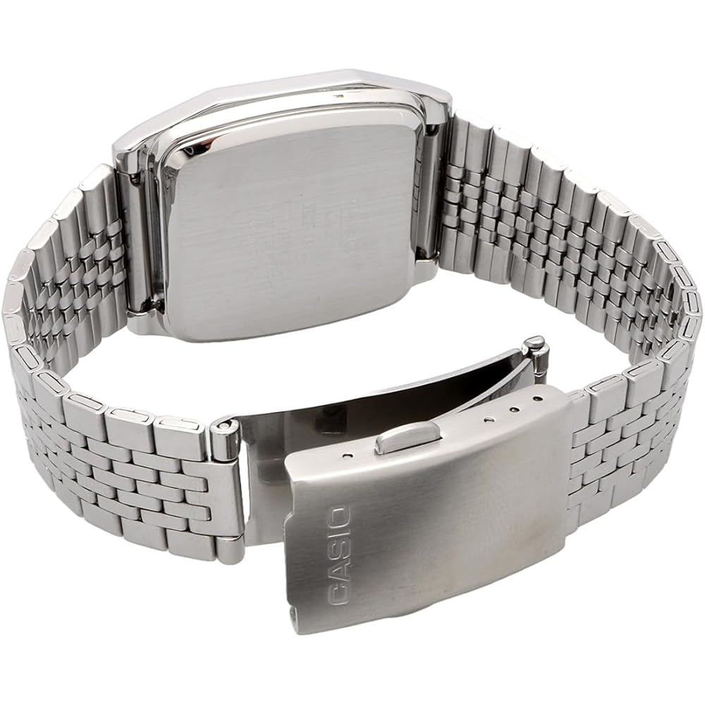 Casio Vintage Series A1100D-1 Digital Watch Unisex Silver Retro Design
