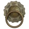 Antique Style Pure Copper Hexagonal Handle for Cabinets & Drawers - Retro Chinese Hardware Accessory