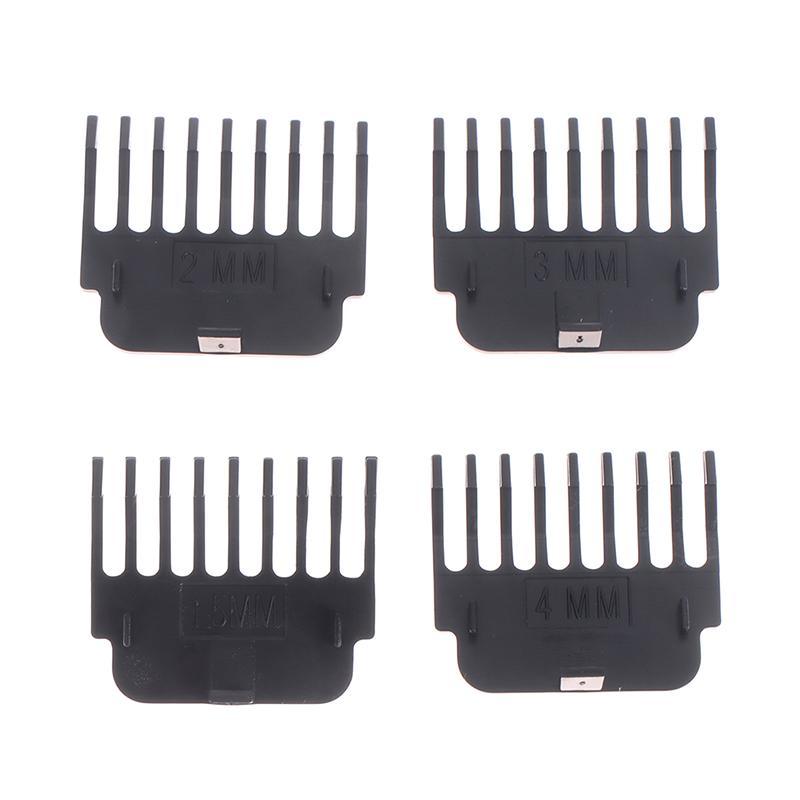 4PCS T9 Universal Hair Trimmer Clipper Limit Comb Guide Sets Limit Calipers