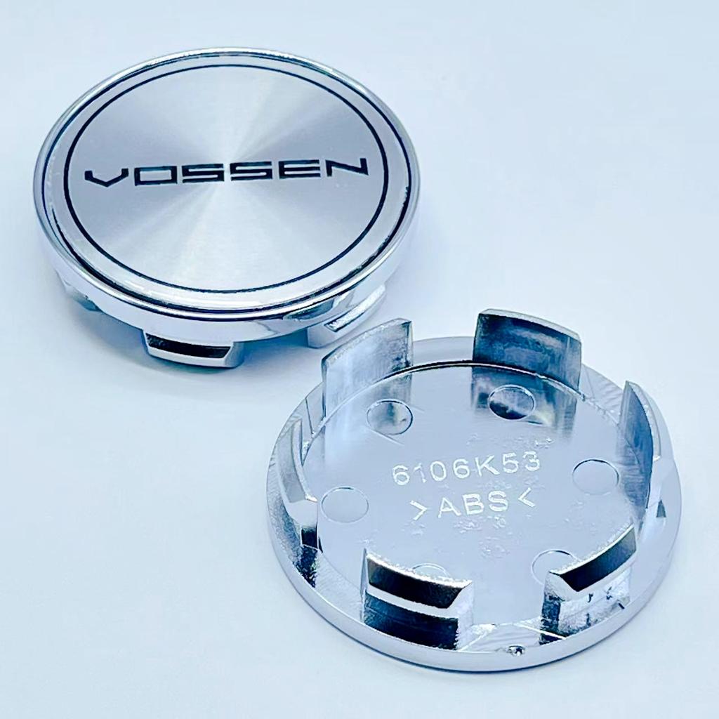 4PCS VOSSEN Wheel Center Cap 53mm Rim Cover Hub Cap Wheel Cap For 50mm VOSSEN Racing Badge sticker Decals Styling accessories