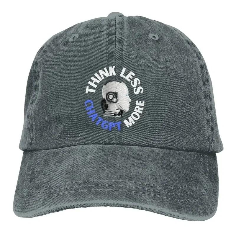 ChatGPT Peaked Unisex Women's Cowboy Cap AI Friend Baseball Caps Personalized Visor Protect Hats