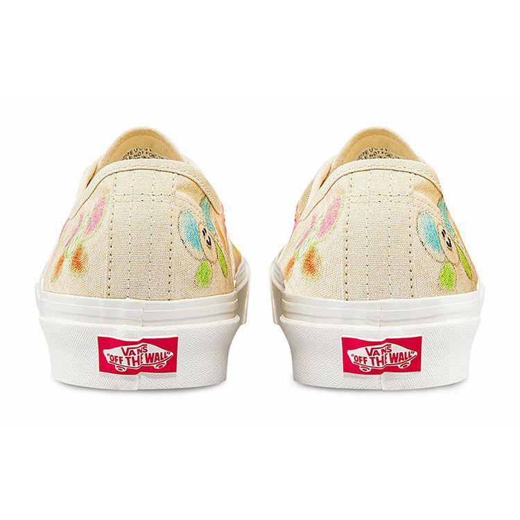 Sandy Liang X Vans Authentic 44 DX Scribble Unisex Sneakers Cream Natural VN0A5KX4AXH