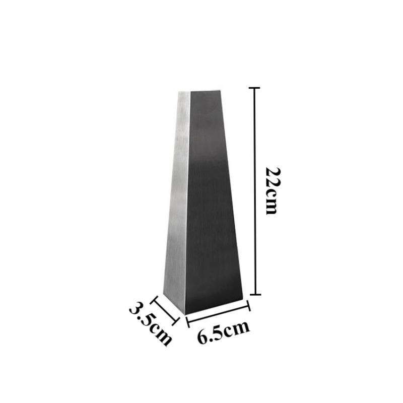 Stainless Steel Vase Creative Luxury Flower Vases Modern Minimalist Household Flower Bottle Living Room Decorative Accessories