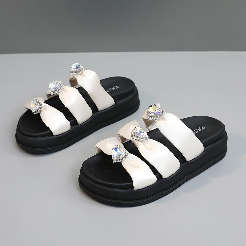 

[Customized] A310 sandals women s 2025 popular new outer wear summer versatile thick-soled soft-soled flat-bottomed Mori series increase 35