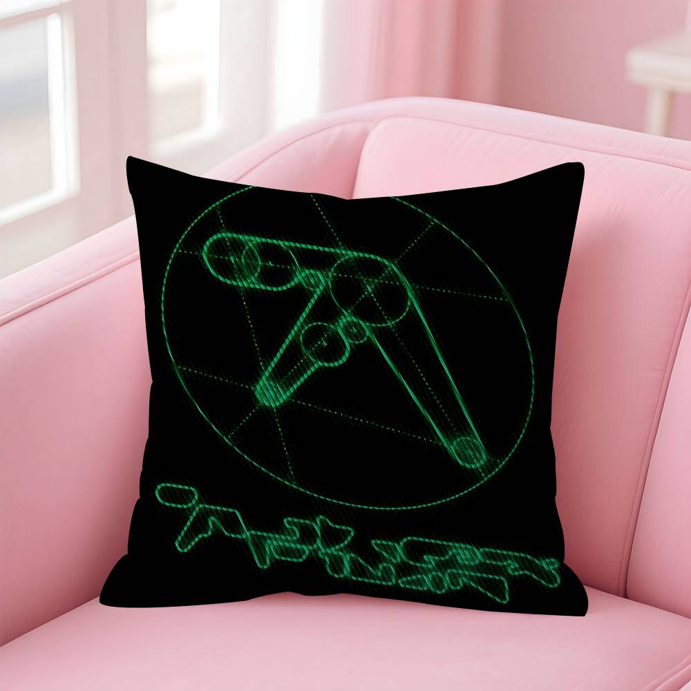 Classic A-Aphex T-Twin Musician Maple Design Cushion Cover Happy Autumn Harvest Decor Holiday Decorati Pillow Cover