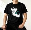 Groovy Protogen Brust Linienzeichnung Anime Grafik Unisex T-Shirt Streetwear Y2K Furry Cosplay Ästhetik Cyber Kawaii Gamer Kleidung T-Shirt