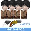 MOC City Series Soldier Figures Building Blocks Street View Military Female Warrior Accessories Guns Movies Christmas Bricks Toy