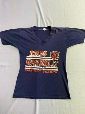 Vintage NFL Chicago Bears T-shirt Super Bowl XX 1986 Tee - S Unisex T-Shirt
