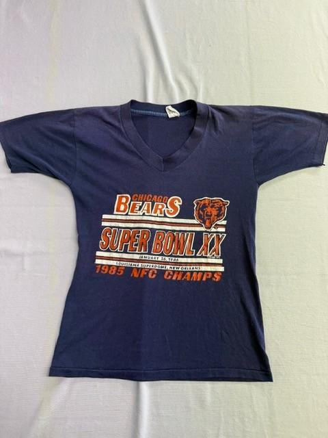Vintage NFL Chicago Bears T-shirt Super Bowl XX 1986 Tee - S Unisex T-Shirt XXXXL