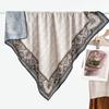 Polka dot double-sided heterochrome ethnic style retro 91 velvet large square scarf silk scarf women's spring and autumn warm shawl scarf scarf