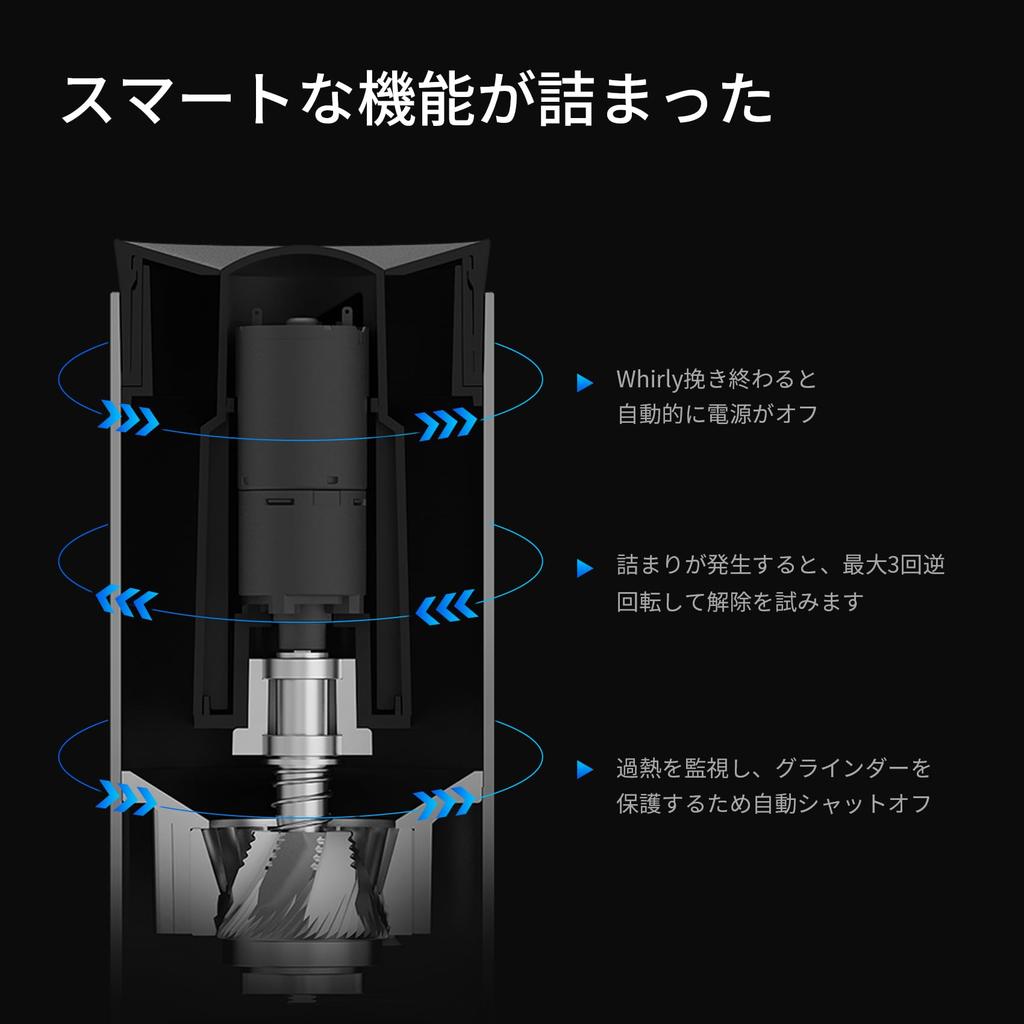 TIMEMORE Electric Coffee Grinder Patented Octagonal Compatible with French and Moka Compact for Home Coffee Bean Grinders S2C-042-EI, Blade, 30-Level