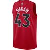 Nike NBA Team Printed Jersey Tank, Fan Edition, 2022-2023 Season, Limited Edition, Siakam No. 43 Unisex Tops Red DN2023-657