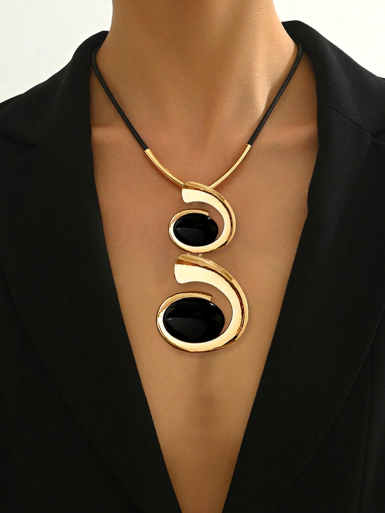 

Модное ожерелье для женских украшений золотой