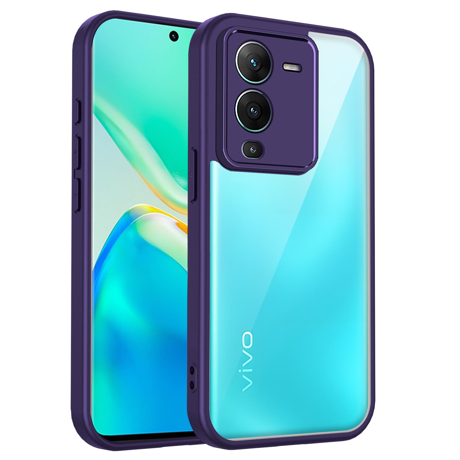 

For Vivo V25 Pro Case vivo V25 Pro Phone Case Vivo v25 pro 5G Cover Air Cushion Silicon Bumper Clear Matte Back Cover Hard vivo V25 Pro