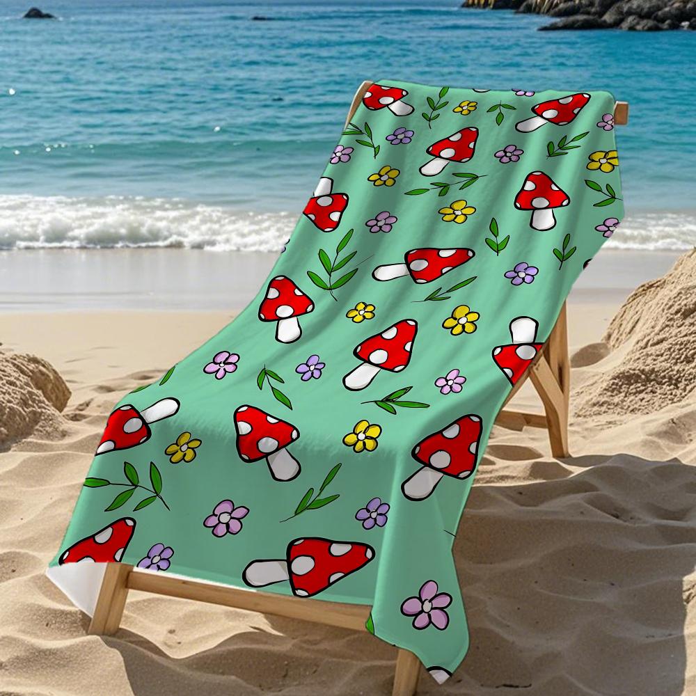 Trippy P-Psychedelic MushroomS Towel Five-Star Hotel Quality Eco-Friendly Ultra Soft Thick Towels & Beach Towels