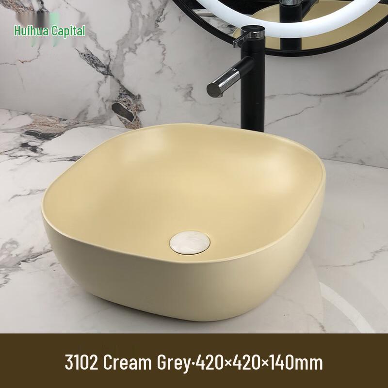 Креативная цветная керамическая раковина для ванной комнаты