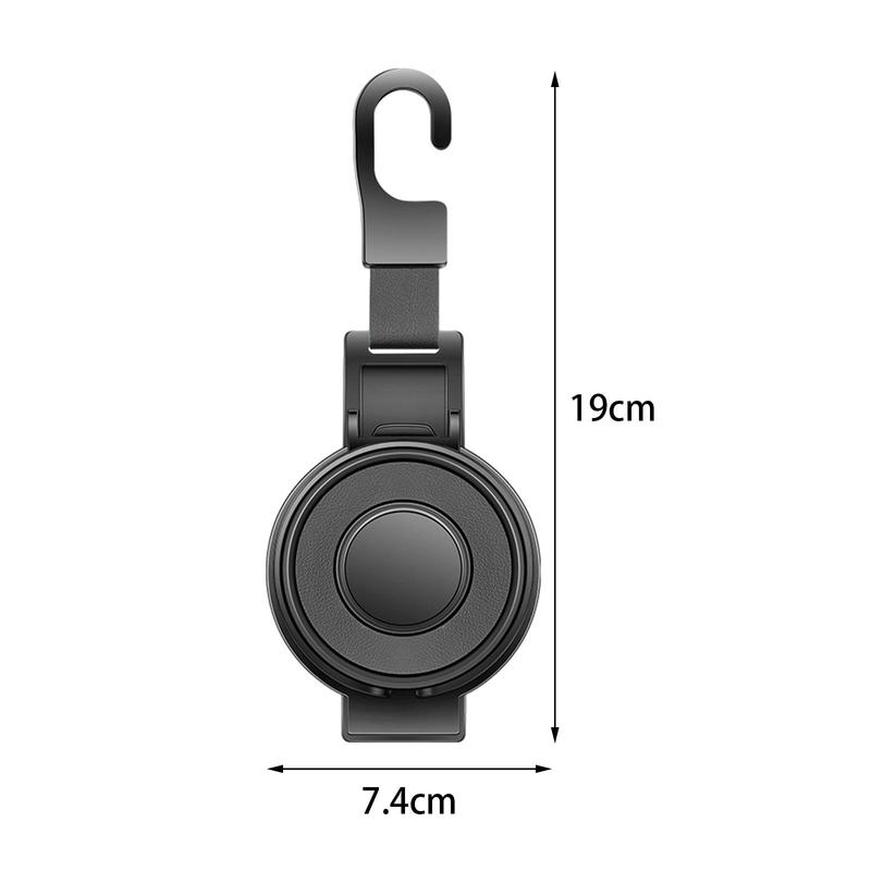 Car Seat Headrest Hook Multifunctional Foldable Backseat Organizer Durable ABS Phone Stand Water Cup Holder for Cars