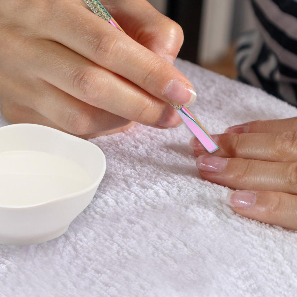 Cuticle Pusher Nail Polish Remover Stainless Steel Manicure Tool Pedicure Manicure Nail Tools For Fingernails Toenails