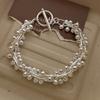 Xiaomi 100% Solid 925 Sterling Silver Metal Bracelet for Women Vintage Handmade Simple Balls Bracelet Birthday Gift Party