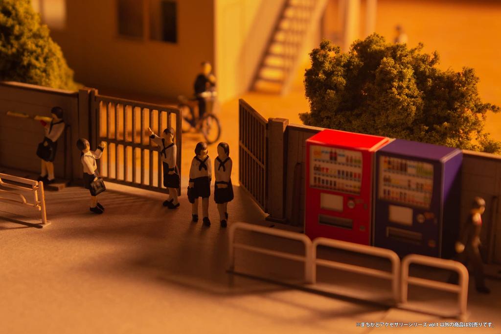 PLUM PMOA HO Gauge Street Corner Accessory Series 1 Unassembled Paper Kit MS074 Diorama Supplies 1/80 Vol.