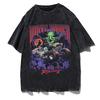 T Shirt Streetwear Men Hip Hop T-Shirt Devil Racing Harajuku Tshirt Summer Short Sleeve Cotton Tops Tees
