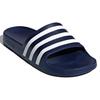 New Adidas Adilette Aqua Slides Dark Blue Cloud White F35542