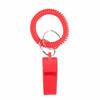 10Pcs Colorful Spring Wristband Whistle Plastic Referee Whistle Sport Whistle  Outdoor Survival