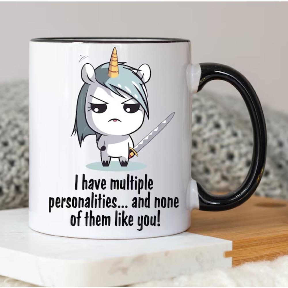 Единорог Пчела День учителя Керамическая кружка для кофе Чайная чашка Лиса 301-400ml