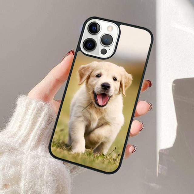 Etui na telefon z Golden Retrieverem Przyjaciel Dla iPhone 17 Air 13 12 14 15 16 Pokrowiec Dla Apple Pro Max Plus Coque