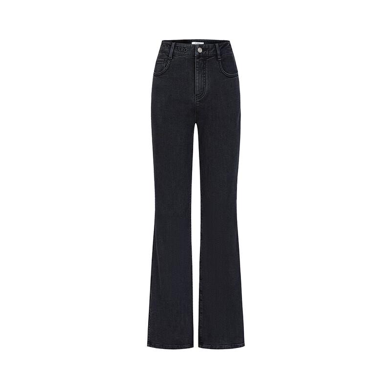 JUZI ANNACO Women's Slim Fit Flared Soft Denim Jeans