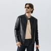 New casual fashion high-end leather jacket men's loose trend American cycling locomotive casual PU leather jacket