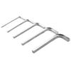 5Pcs/Set Hand Tools L Shape Square Head Wrench Square Key 4 Point Wrench Screwdriver Set 3-7mm Tools For Mechanic