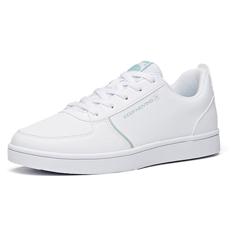 Anta Lightweight Durable Comfortable Low-Top Skate Shoes Women Sneakers White 922128009-4