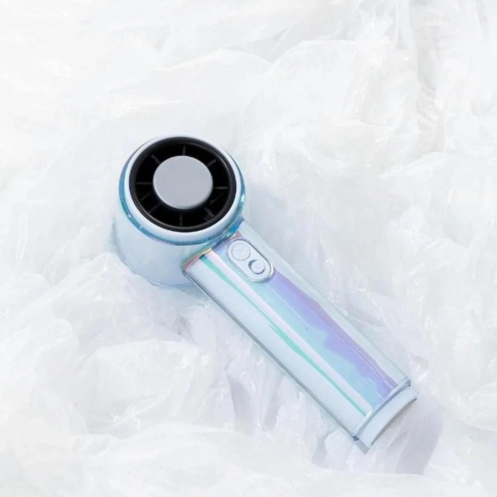 High-Speed Airflow Portable Handheld Fan Smart Digital Display USB Rechargeable Fan  Travel