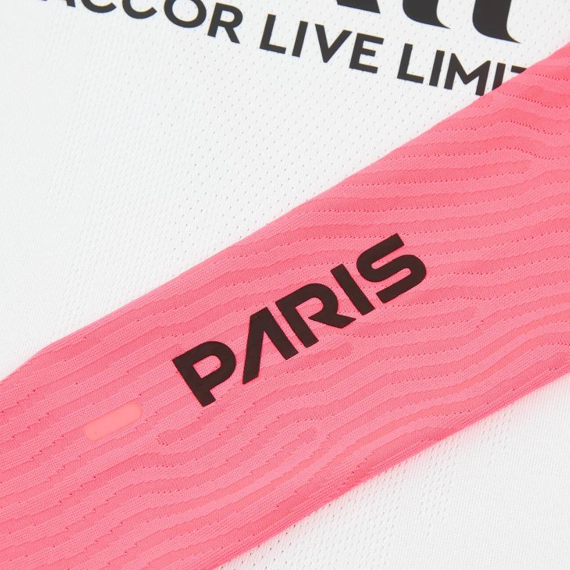 Jordan Paris Saint-Germain Color Block Half-Zip Long Sleeve Football Shirt 20-21 Season Men Tops White DC0926-101