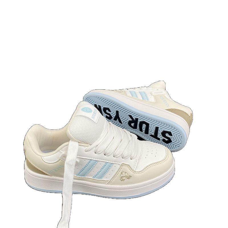 Original niche dopamine bread shoes women's tide spring new versatile street shot casual board shoes