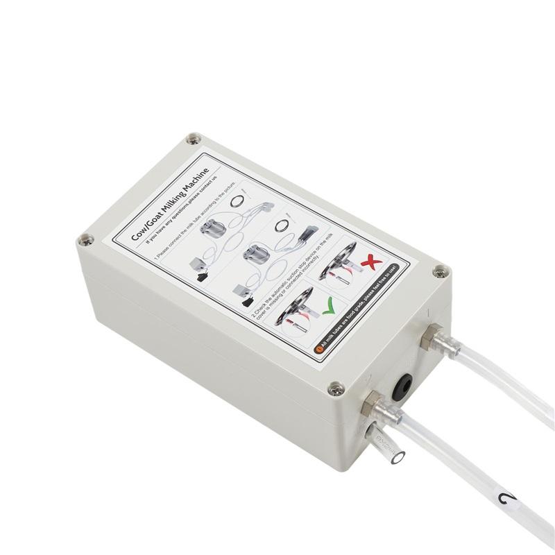 3L automatický přenosný vakuový dojič, vhodný pro dojnice, elektrické provedení, se 2 dojivými nádobami