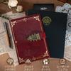 WEMATE Lockable Exchange Lockable 260 Floral Pen Celebration Birthday Gift Diary, Diary, Notebook, A5, Pages, Pattern, Included, Red, Gift, Gift,