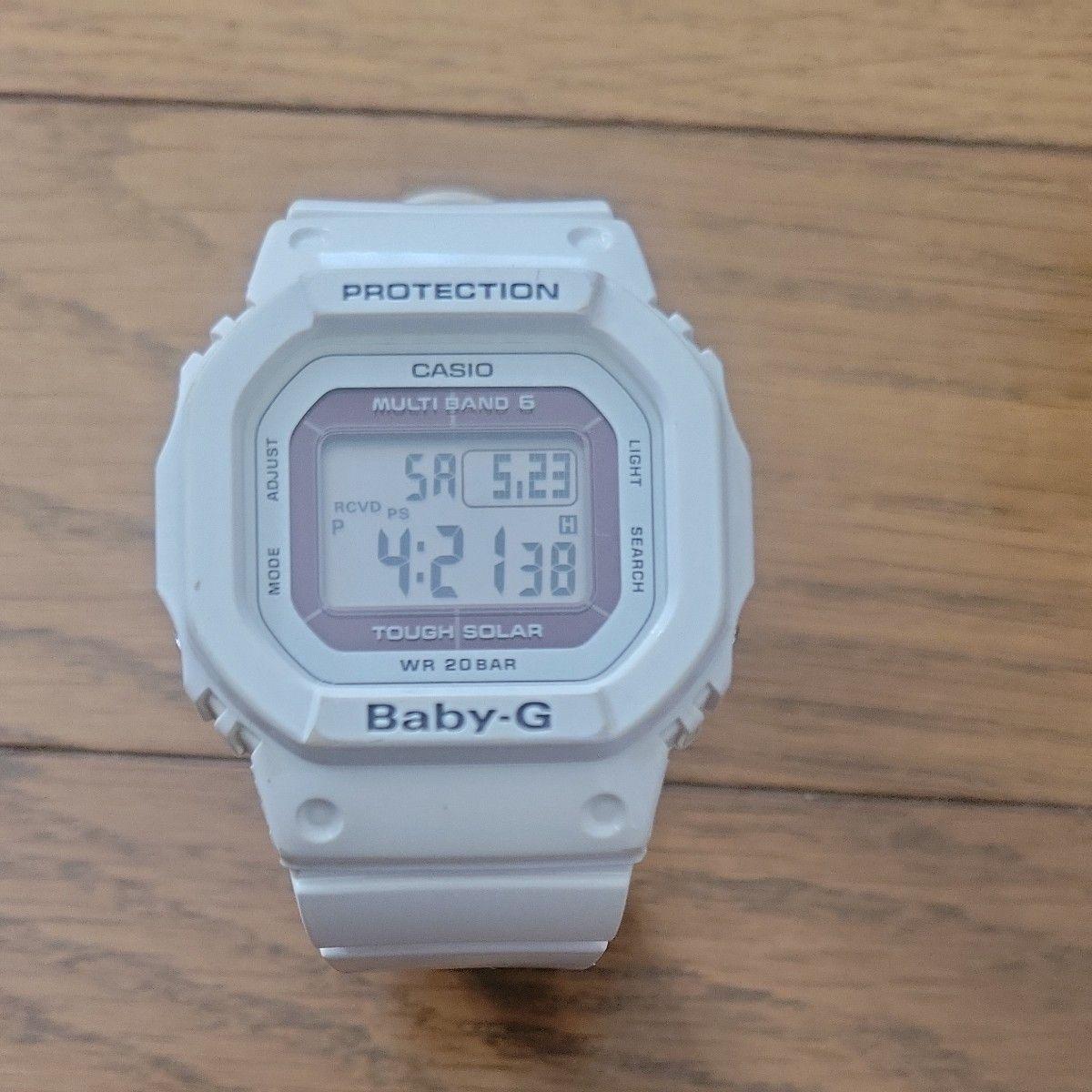 CASIO Baby-G BGD-5000 MULTI BAND 6 Radio Tough Solar White