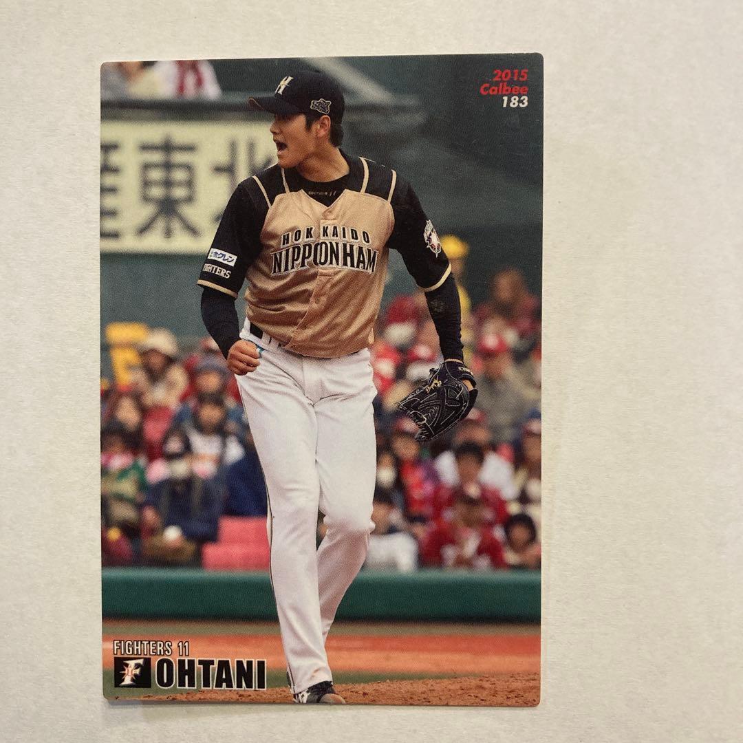 Shohei Otani Professional Baseball Card Nippon-Ham 2015 Professional Baseball Chips