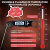 Kitchen Thermometer, Instant Read Cooking Thermometer, Digital Thermometer for Cooking, Meat, Wine