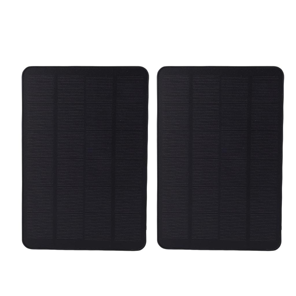 2Pcs 10W Solar Panel Fit for Ring Security Camera Spotlight Cam Plus Pro(Battery) Stick Up Cam Pro Wireless Outdoor
