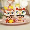 Lion Dragon Chinese Mini Blocks Kit With Abs Material For Children Creative Toy